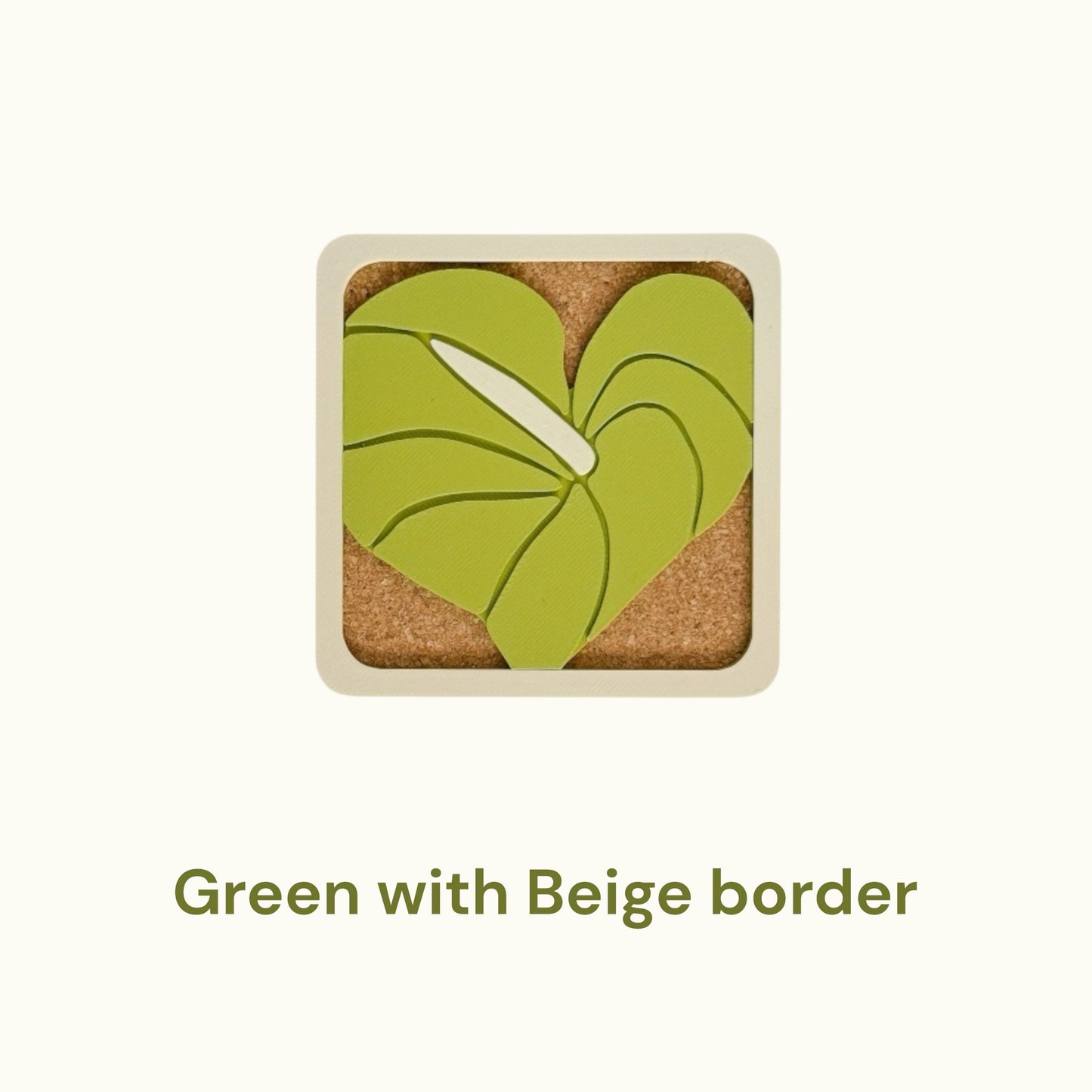 Anthurium Coasters - Green