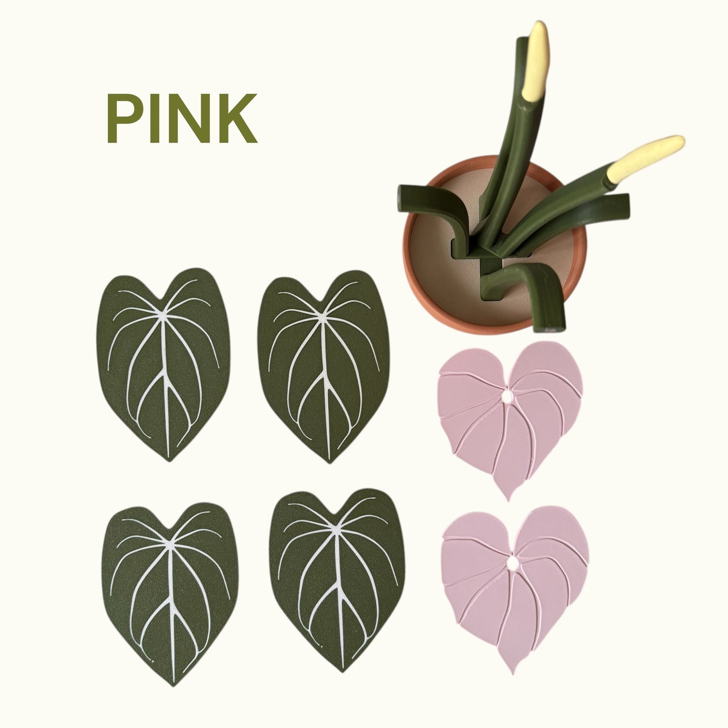 Anthurium Plant Coaster