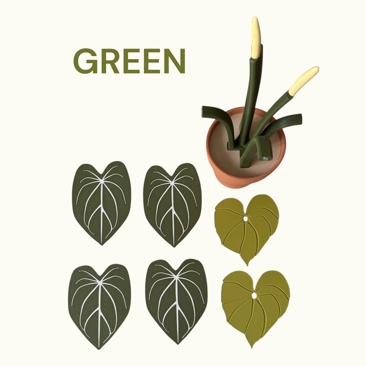 Anthurium Plant Coaster